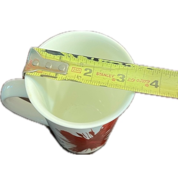 Vintage Starbucks 10oz cup mug tea coffee white red art design 2014 - Picture 5 of 6